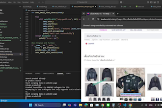 build a python web scraper for shopee or lazada product data