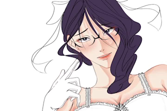 draw custom anime or manhwa style digital art
