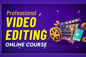 teach you best video editing course online