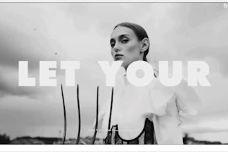 custom kinetic typography, animated video,, lyric video, text animation, kinetic