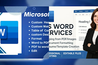 type, format, and proofread your word documents efficiently