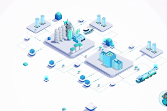 create 2d saas isometric explainer video with motion graphics for saas product