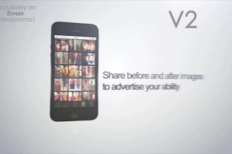 make an iphone 4 or 5 promo video of your app