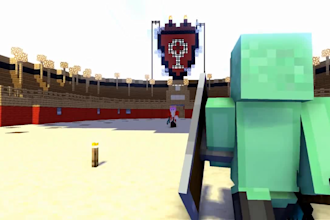 create epic 3d minecraft animations for your videos or short