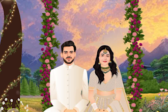 design the most beautiful wedding invitation card design