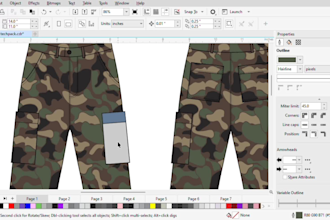 design professional clothing tech pack and mockups