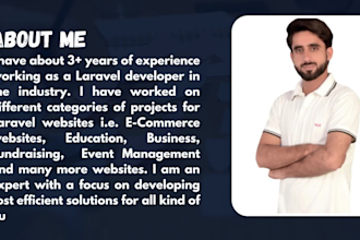design and develop your laravel websites and applications