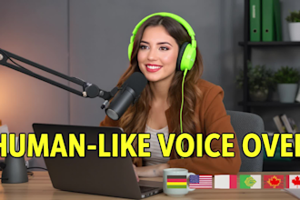 create a high quality ai voiceover for your podcast or video