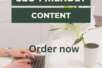 write unique SEO optimized blog posts and articles