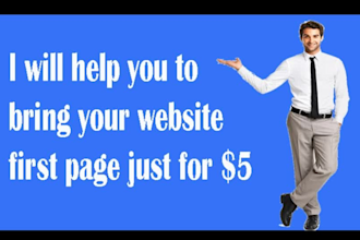 do full SEO campaign for first page rank