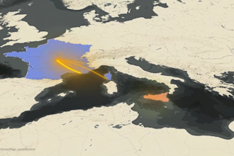 make vox like map animation video