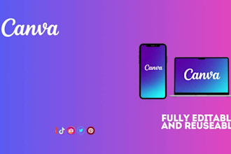 design a canva pro templates for your social media posts