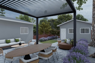 design your front or backyard with stunning, ultra realistic 3d visuals