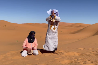record a happy birthday video from the golden desert