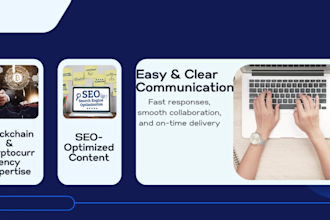 write high quality blockchain and crypto articles