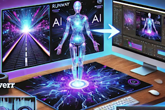 create ai art, ai animation using runway ai, sora ai and invideo ai