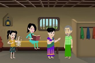 create 2d animated story