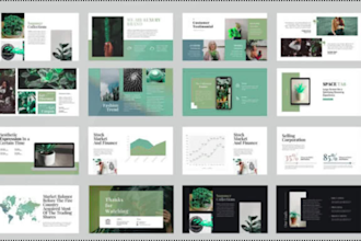 create a persuasive investor pitch deck powerpoint presentation