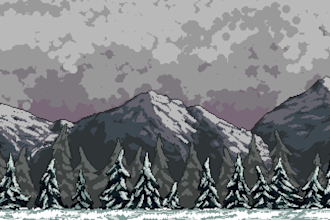 create a pixel art parallax background for your project