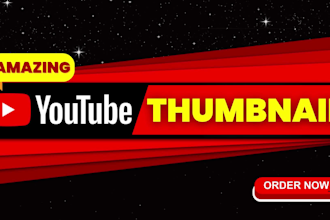 design amazing youtube thumbnail