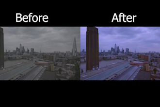 video color grading and correction