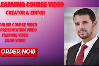 edit online course video, training video elearning, udemy course ppt