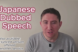 offer professional synchronized dubbing for your videos