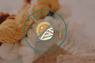 make minimal botanical boho logo for your clothing brand or beauty cosmetic