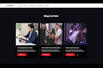 convert design into HTML CSS js