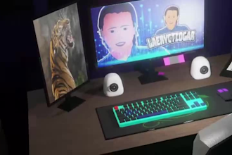 design a custom twitch logo and banner for your stream