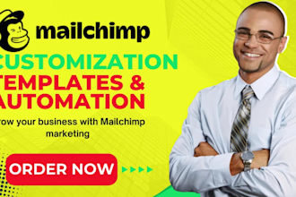 setup mailchimp email marketing automation design email campaign email template
