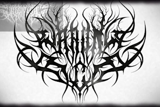 make a killer death core and death metal logo icon for you