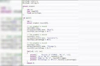 create programmes based on c language