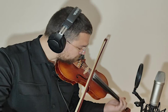 play the violin, sing, arrange as needed