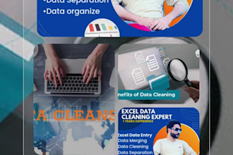 clean, organize, and merge your excel data