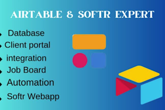 your airtable database, automation, integration, client portal, job board