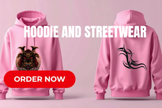 design vintage t shirt hoodie and streetwear for wix ecommerce website wix pod