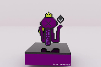 create 3d voxel model for you
