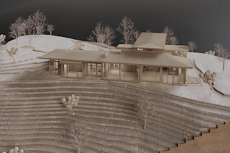 render a realistic physical architecture model