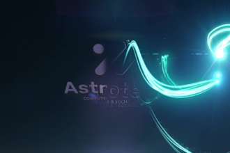 create minimalistic animated logo intro