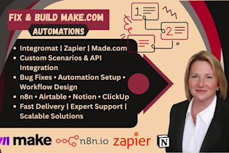 fix make set up do make com automation make com integromat zapier made com