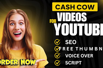 create automated cash cow videos, cash cow youtube, cash cow channel, cash cow