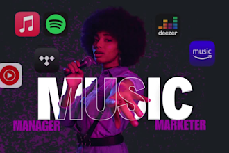 be your music manager, fix and distribute your music using distrokid, tunecore