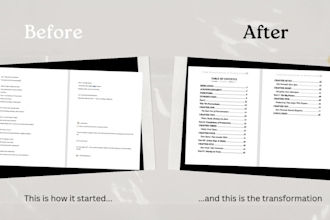 be your professional book proofreader, book formatter, novel, and line editor