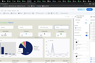 create interactive dashboards using sql, looker studio