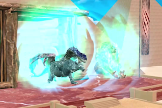 make 3d animals battle video