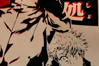 create anime tshirt design