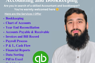 do quickbook, bookkeeping, bank reconciliation, payroll