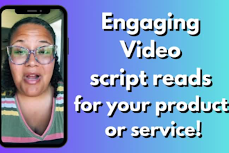 create engaging script read only videos