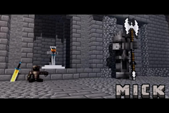 create a professional minecraft 3d animation short of your wish for your content